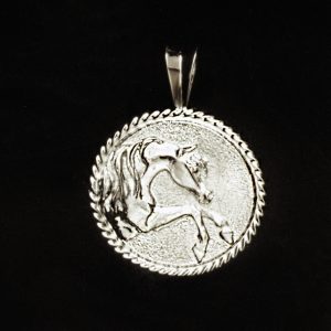 Cavalier Sterling Silver Pendant