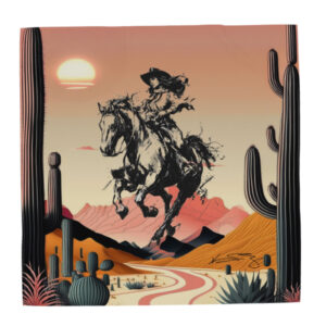 Desert Cowgirl Sunset Scarf